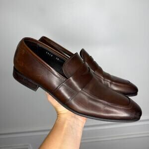 To Boot New York 1929 Adam Derrick Brown Leather Loafer Dress Shoe Mens 10
